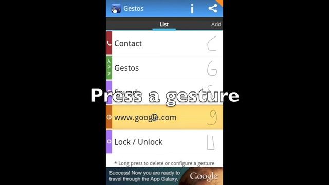 Gestos - Gestures android app (English) смотреть онлайн