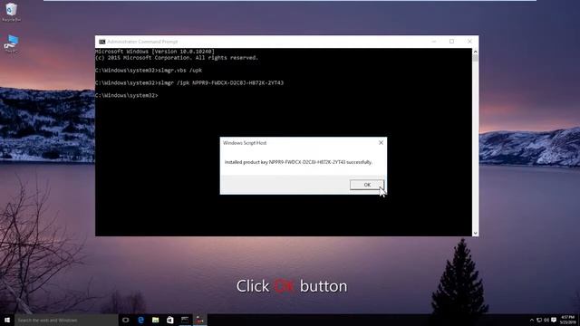 How to activate windows 10 with command prompt. смотреть онлайн