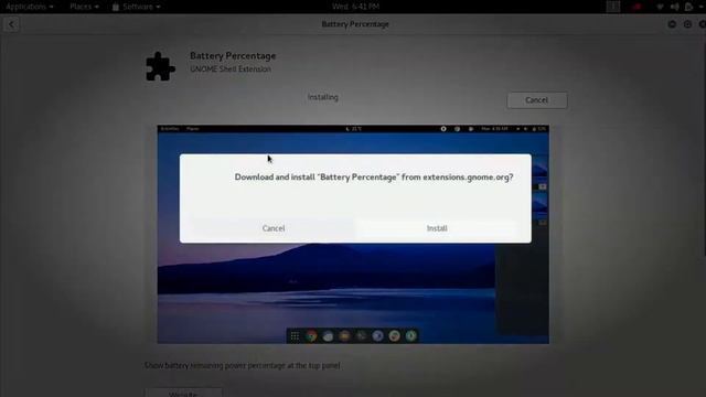 How to Add Shell Extension(eg .Battery Percentage) in KALI LINUX смотреть онлайн