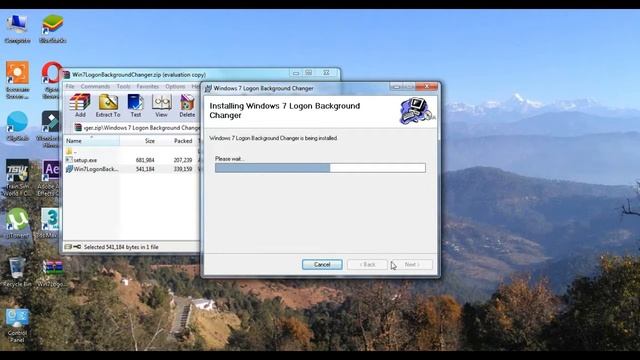 Change Windows 7 Boaring Logon Background смотреть онлайн