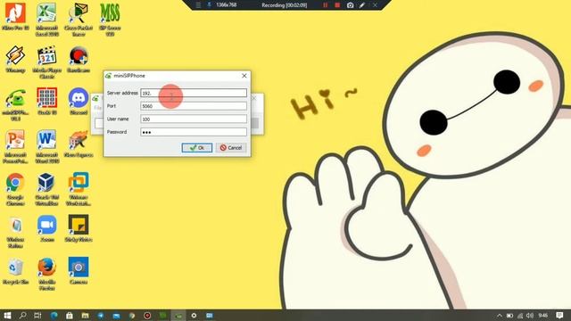 Tutorial membuat jaringan telepon VoIP di miniSIPserver dengan bantuan 3CxPhone смотреть онлайн