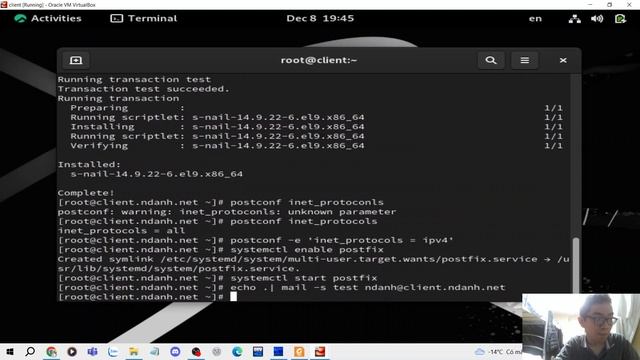 Лабораторная работа № 8. Настройка SMTP-сервера