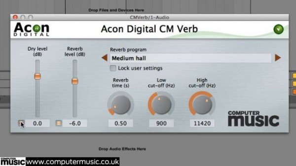FREE Reverb VST/AU plugin: Acon Digital CM Verb