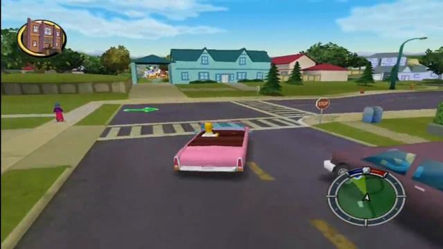 The Simpsons Hit & Run Gameplay HD смотреть онлайн
