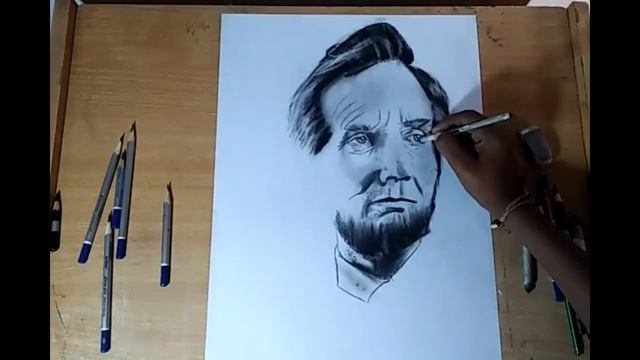 Drawing Abraham Lincoln 😄