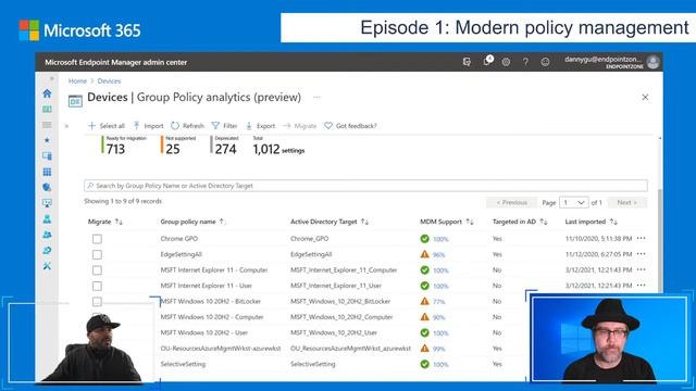 Unpacking endpoint management Ep. 1 (Policy Transformation) смотреть онлайн