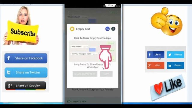 How to Send Blank Text Message on Whatsapp || Whatsapp Par Blank Text Message Kaise Bhejte Hain смотреть онлайн