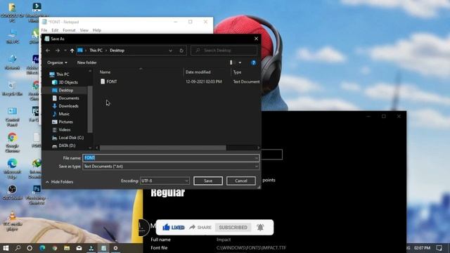 HOW TO CHANGE FONT IN YOUR WINDOWS 10 PC || TAMIL || CONSOLE OF PC смотреть онлайн
