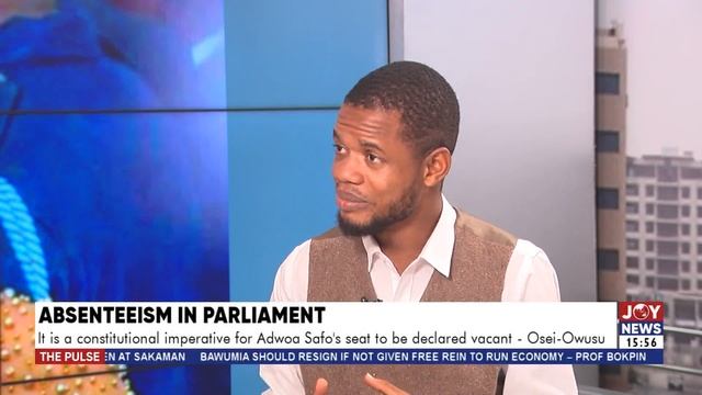 Absenteeism in parliament: It is constitutional for Adwoa Safo's seat to be declared vacant смотреть онлайн