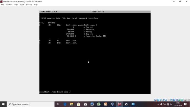 KONFIGURASI DNS DAN WEB SERVER MENGGUNAKAN DEBIAN 9.6 DI VIRTUALBOX смотреть онлайн