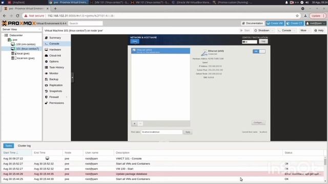Proxmox || Install Centos 7 di KVM смотреть онлайн