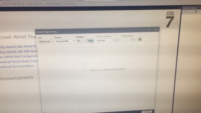 Programming a KK2 on Win 10 with Atmel Studio 7 смотреть онлайн