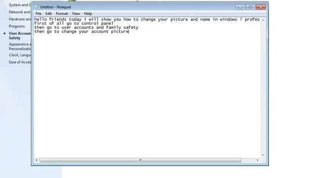 how to change your account picture in windows 7 professional смотреть онлайн