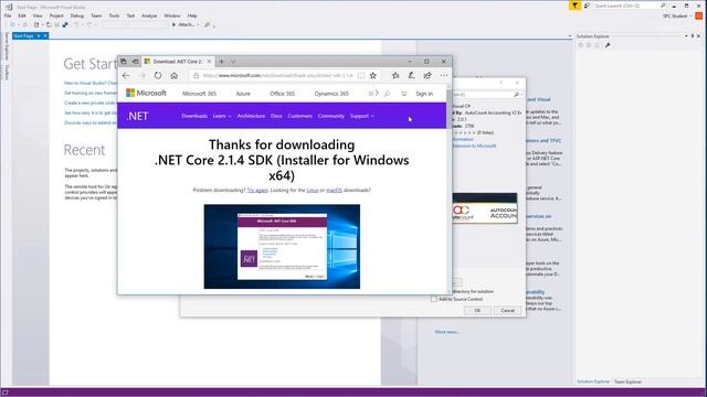 Installing ASP.Net Core 2.0 - Lesson 1.1 смотреть онлайн