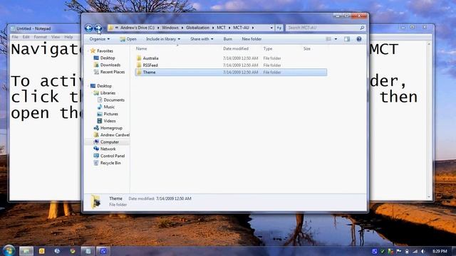 How to Find/Unlock Hidden Windows 7 themes смотреть онлайн