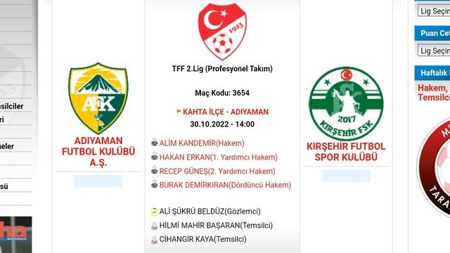 Adıyaman FK - Kırşehir FSK maçı ne zaman, hangi kanalda, saat kaçta? смотреть онлайн