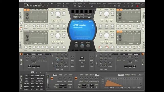 Dmitry Sches Diversion Synthesizer: Sound Demo Atmosphere Sounds смотреть онлайн