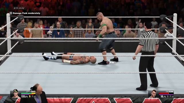 2k15 Showcase Прохождение Cm Punk vs John Cena ч.15 смотреть онлайн