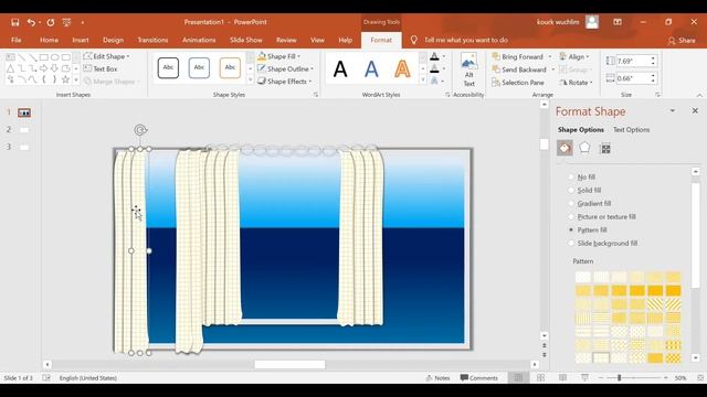 Episode 138: Beautiful view through window drawing in PowerPoint смотреть онлайн