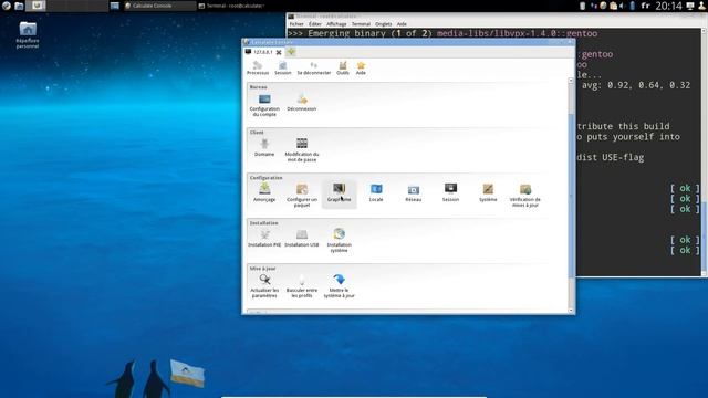 Vidéo de présentation de Calculate Linux 15 (XFCE) смотреть онлайн
