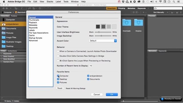 #01 Adobe Photoshop Tutorials - Short Details About Modifying Adobe Bridge Prefernces смотреть онлайн