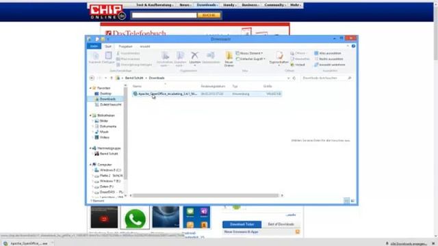 Windows 8 Schritt für Schritt einfach erklärt - OpenOffice wird installiert смотреть онлайн