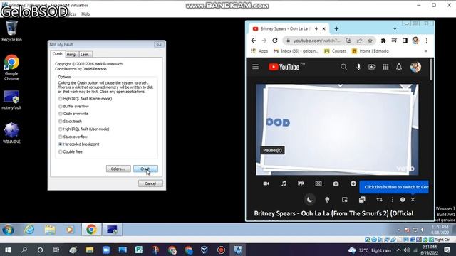 Ooh la la has BSOD VM (Windows 7) смотреть онлайн