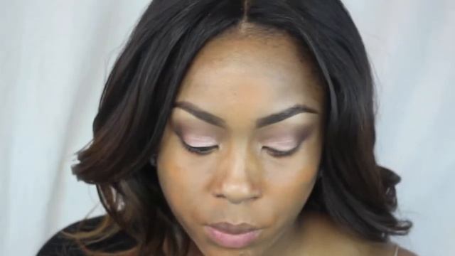 GOLDEN PINK AND DEEP PURPLE MAKEUP LOOK смотреть онлайн