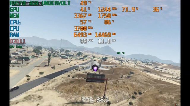 RX 570 | GTA V (5) VERY HIGH | STOCK /UNDERVOLT /OVERCLOCK | RYZEN 3 1200/8GB RAM смотреть онлайн