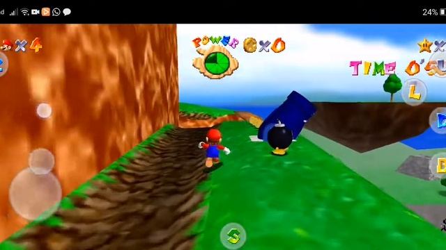 Super Mario 64 HD Android gameplay serie смотреть онлайн