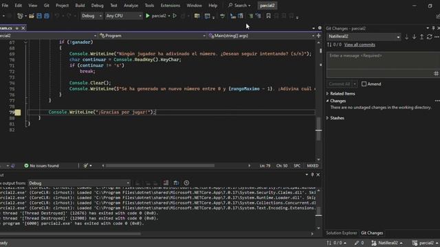 parcial2 Microsoft Visual Studio 2024 04 06 07 44 47 смотреть онлайн