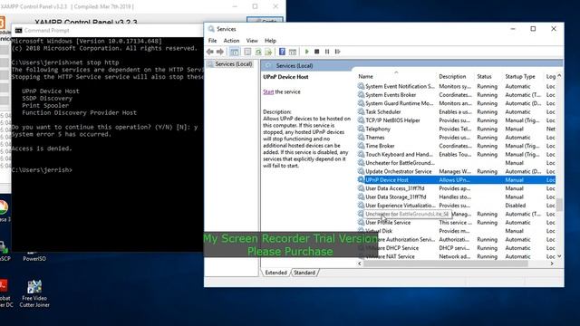 FIX xmapp Server Fail To Start | apache working port 80 смотреть онлайн