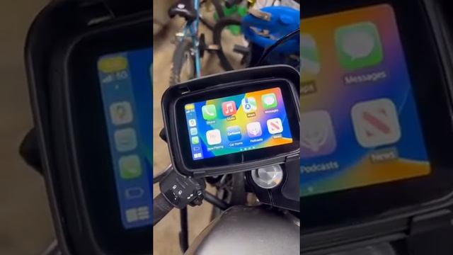 5-inch motorcycle portable Carplay Android Auto player смотреть онлайн