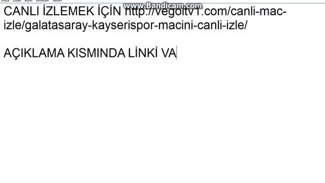 Galatasaray-Kayserispor 14.08.2017 Canlı maç linki смотреть онлайн