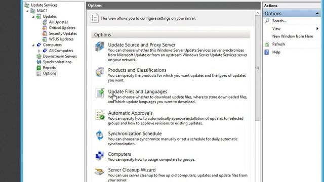 How to configure WSUS (Windows Software Update services) server смотреть онлайн