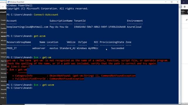 Azure Administration - 24 Interacting with VM using Powershell смотреть онлайн