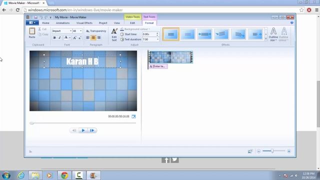 Make a cool intro using Windows Movie Maker смотреть онлайн