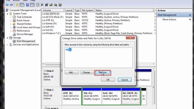 How to Hide or UnHide Hard Drive Partition in Windows 7/8/8.1/10 смотреть онлайн