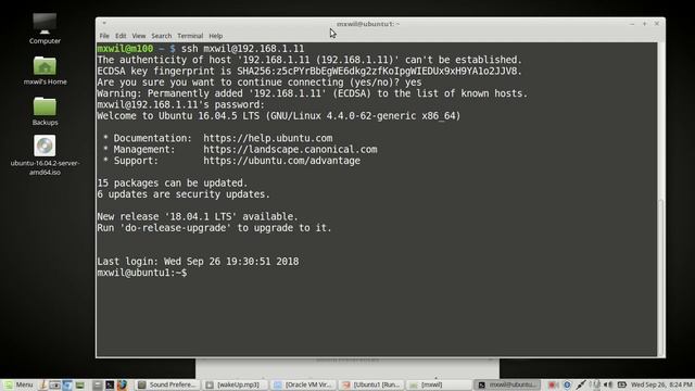 4 Ubuntu 16 04 Server SSH Remote part4 смотреть онлайн