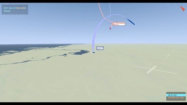 DCS: F15 Eagle vs F18 Hornet Dogfight PvP смотреть онлайн