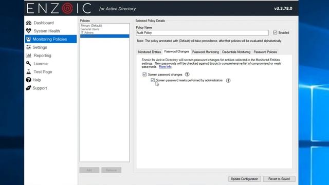 Enzoic for Active Directory Silent Audit Mode смотреть онлайн