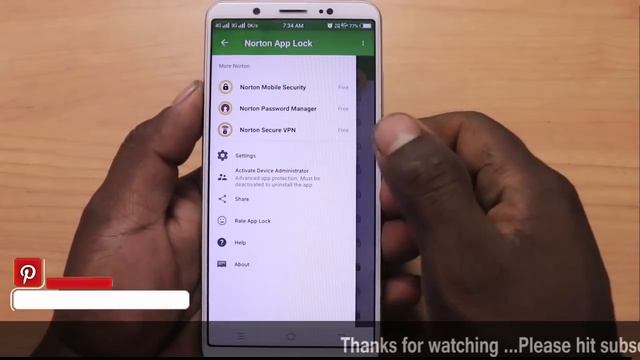 Norton App Lock : Best app lock For android 20218 || with finger print || misterguna смотреть онлайн