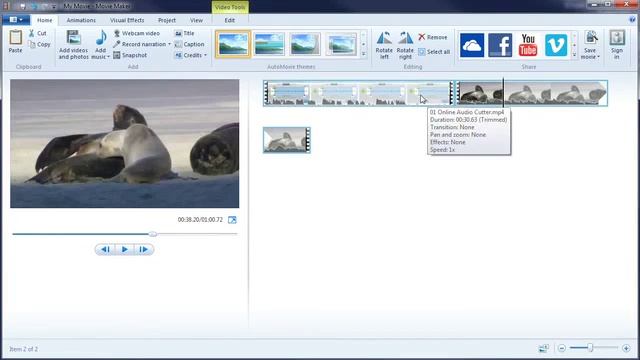 02 - Import more video - Windows Movie Maker смотреть онлайн