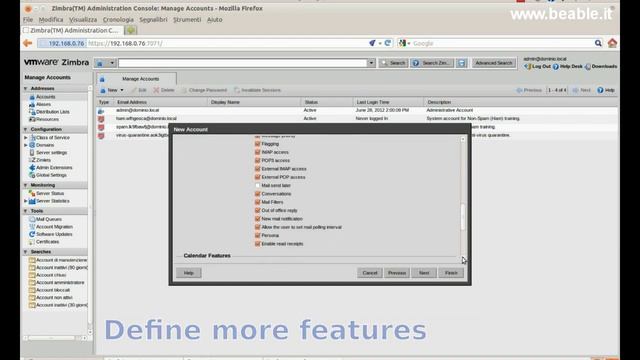 Tutorial 1: Zimbra 7 - Create new zimbra account смотреть онлайн
