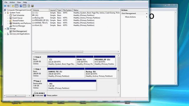 How to make a partition on a hard drive using windows vista/7( read description) смотреть онлайн