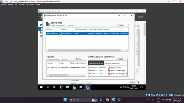 Configuración de NIC Teaming en Windows Server 2019 смотреть онлайн