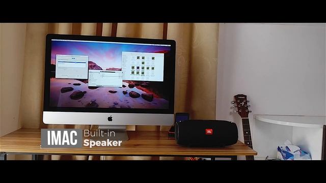 iMac 5K review - iMac Built-in Speaker VS JBL Extreme testing смотреть онлайн