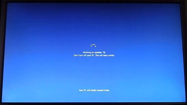 Creators Update Windows 10 Install Process смотреть онлайн