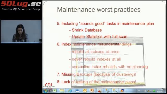 SQLug.se - Magi Naumova - Mission Critical, session 2 смотреть онлайн