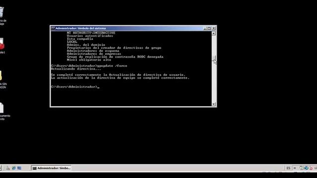 USO DE GPUPDATE Y GPRESULT WINDOWS SERVER 2008 смотреть онлайн
